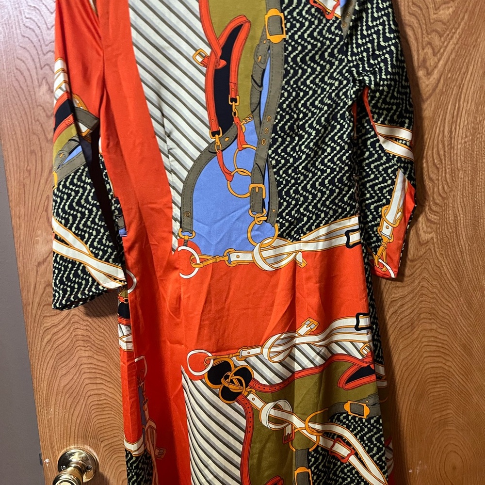 Colorful Patterned Button-Up Shirt - Picture 7 of 8